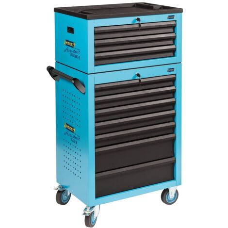 HAZET Werkstattwagen Assistent 178N-10 Schubladen flach: 8?x 80?x?527?x?348 mm