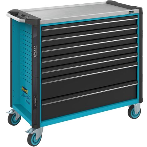 Hazet Werkstattwagen Assistent, Schubladen, flach: 5 x 81 x 870 x 398 mm, Schubladen, hoch: 2 x 166 x 870 x 398 mm, Art.Nr. 179NXXL-7