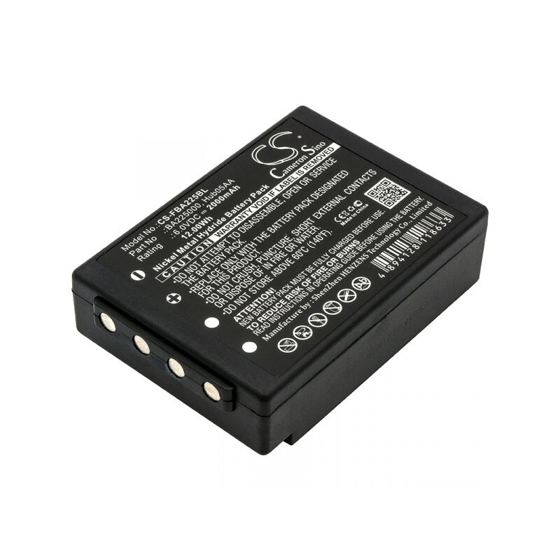 

FUB5AA 6V 1650mAh batería NiMh - HBC