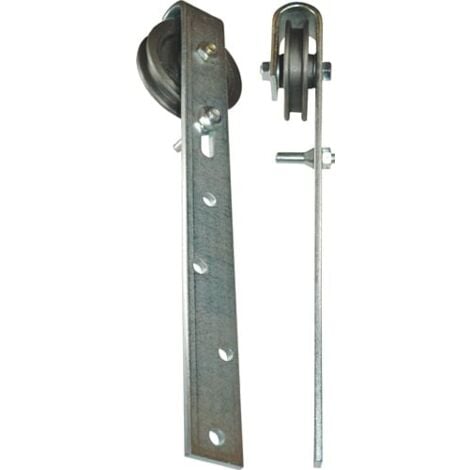 HBS-BETZ Rouleau pour porte coulissante avec étrier 60mm STA galv. max.30kg 6/8mm - 87144