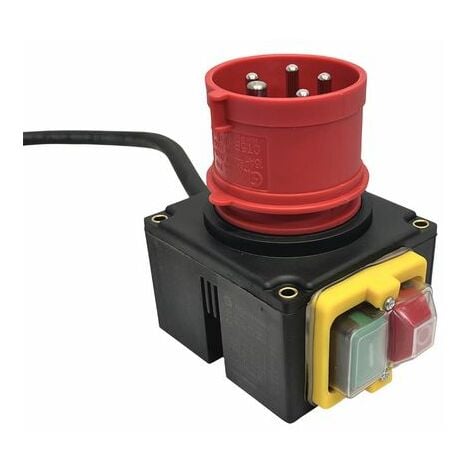 AUTRES HCK3T/400V Schalter-Stecker Kombination 400V 12A 50Hz ON/OFF Schalter Holzspalter