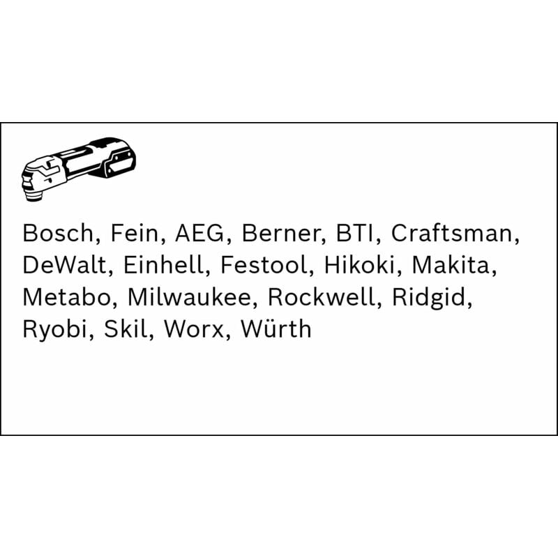 Bosch 2608662362 Lama per sega ad affondamento di precisione HCS AIZ 32 BSPC legno duro, 40 x 32 mm