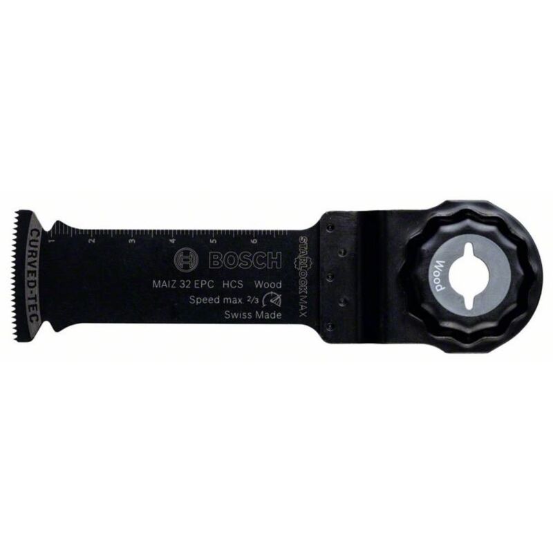 Bosch - Professional Starlock - lama de lama per legno, hcs maiz 32 epc, 80 x 32 mm