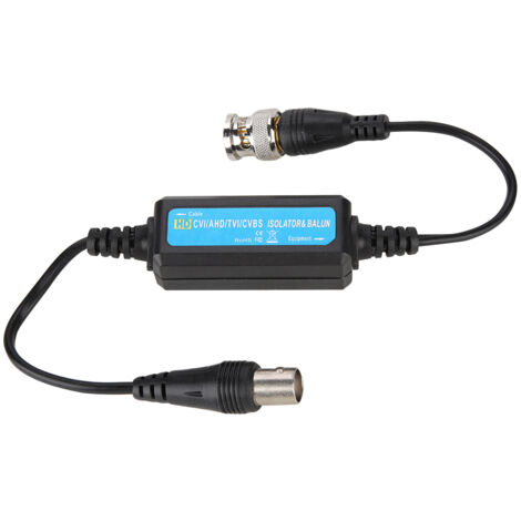 HD-TVI/CVI/AHD-Video-Masseschleifenisolator, BNC-Stecker/Buchse für Überwachungskameras