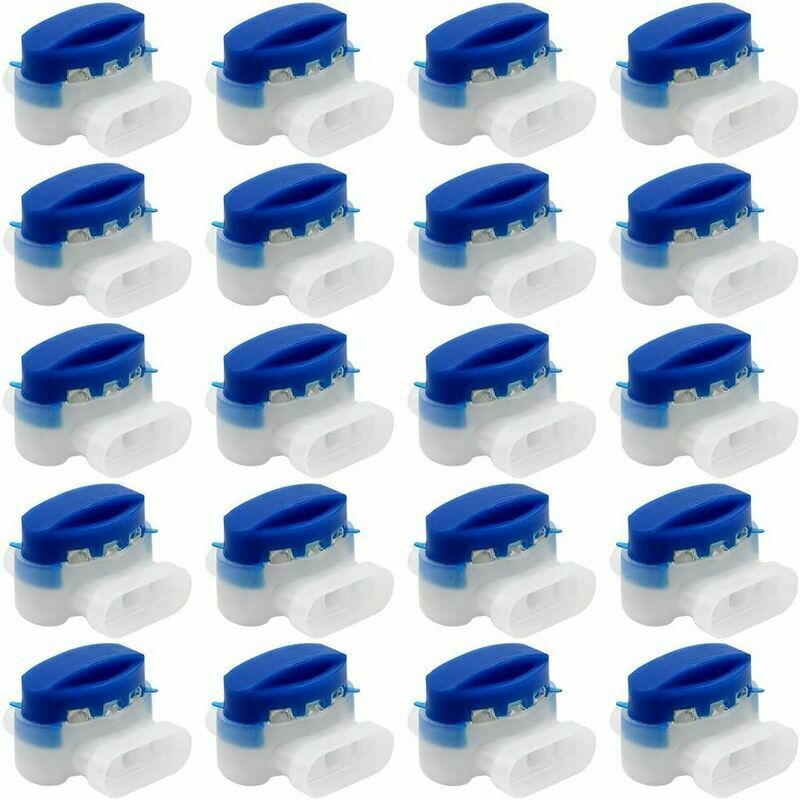20 Pièces Connecteurs de Câble Connecteurs 314 Connecteurs de Câble Remplis de Gel Résines Terminal Blocks Connecteur Étanche Raccords de Câbles pour