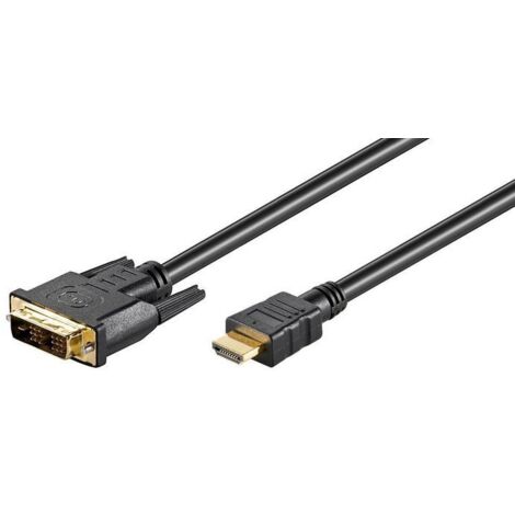 Hdmi 19 - dvi-d 18+1 15m m-m