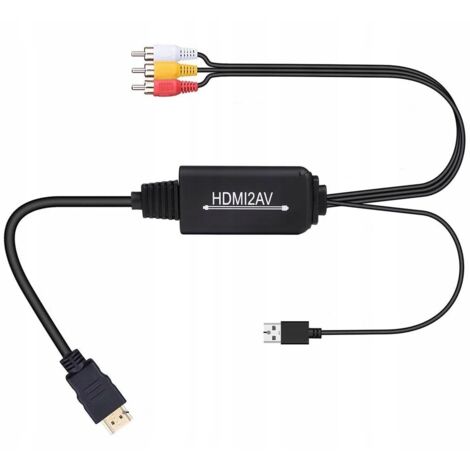 HDMI-auf-AV-CINCH-CVBS-EURO-COMPOSITE-KONVERTER