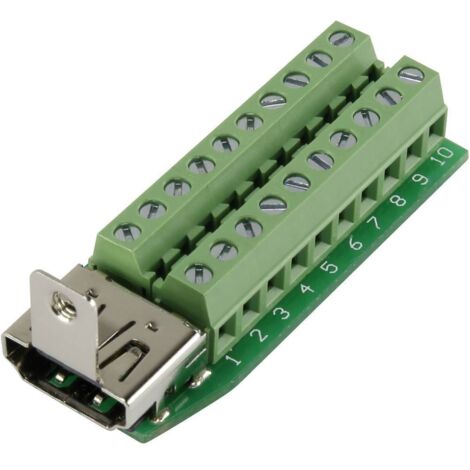 HDMI embase femelle horizontale TRU COMPONENTS HDMI-AFT-2 1229327 Nombre de pôles: 20 argent 1 pc(s)