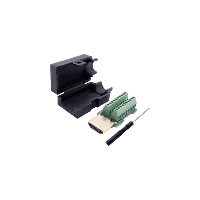 Tru Components - hdmi embase mâle verticale 2108929 nombre total de pôles: 20 noir 1 pc(s)