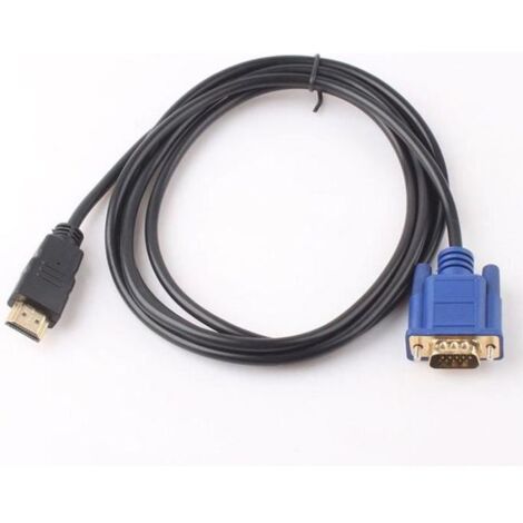 HDMI Gold Mâle à VGA HD-15 Câble 6ft 1.8M Câble vidéo