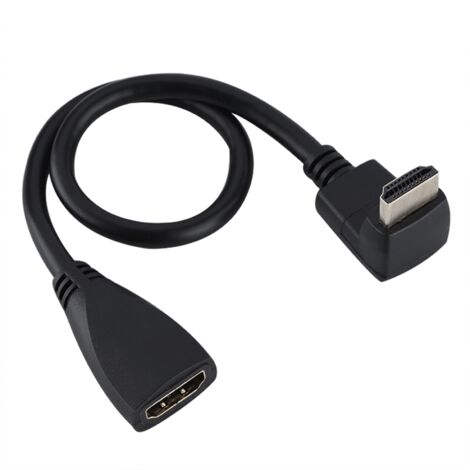 HDMI-Kabel (1080p) mit 90°-Winkelstecker (Stecker auf Buchse)