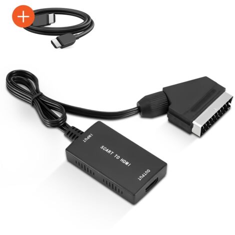 HDMI naar Péritel Convertisseur - Commutateur voor Adaptateur HDMI - TV Splitter - Ook voor Smart TV -