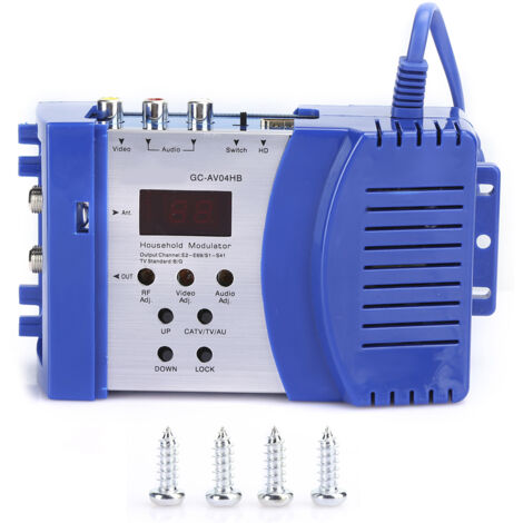 HDMI-zu-RF-Konverter mit Audiomodulator für Kabelfernseher, EU-Stecker 100–240 V