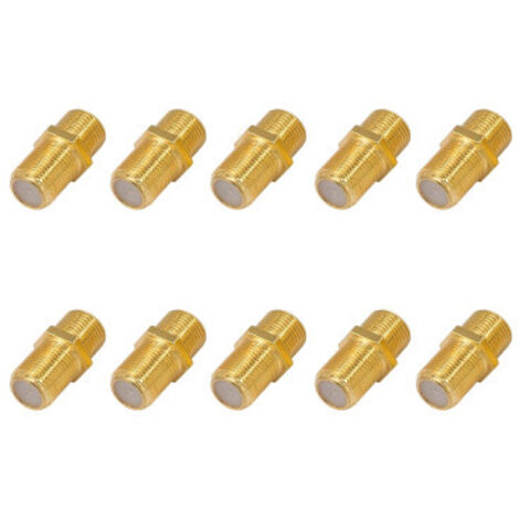 HDSAT 10X Raccord de Fiche F FEMELLE FEMELLE Or tnt satellite