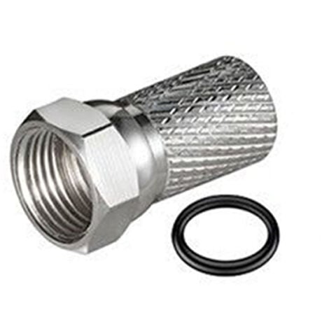 HDSAT FICHE F 7MM avec Joint Torique Connecteur Cable coaxial tv satellite