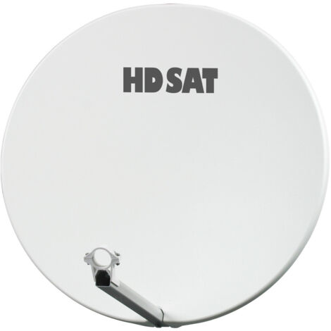 HDSAT Parabole satellite fibre composite Blanche 75cm + BRIDES INOX Anti Corrosion