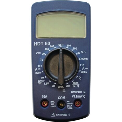 HDT Multimeter HDT 60 2-600 V AC/DC - 480150