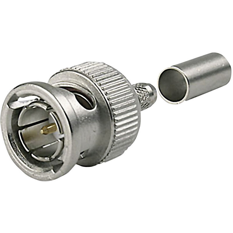 100023477 Hdtv-bnc-steckverbinder Stecker, Gerade 75 Ω 1 St. - Telegärtner