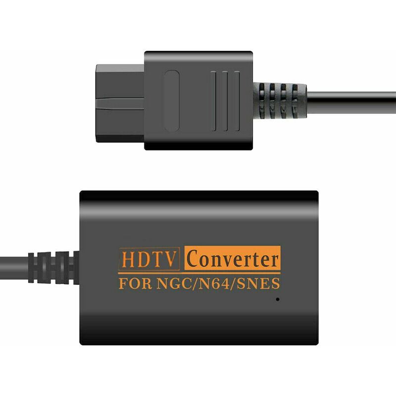 

Satkit - HDTV Convertidor Adaptador HDMI para Nintendo N64 SNES SFC NGC consola cable HD 720P