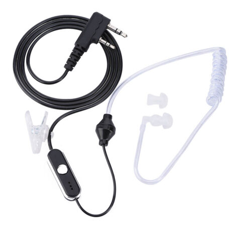 Head 2-Pin Universal-Ohrhörer für Walkie-Talkies, Headset mit integriertem Mikrofon