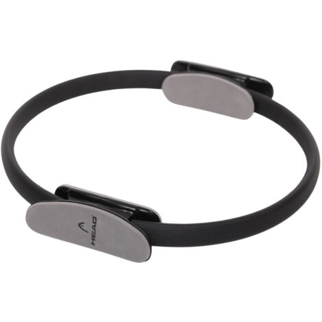 HEAD Anello Pilates HAPL001 Nero Grigio Resistenza 10 kg Impugnature Imbottite