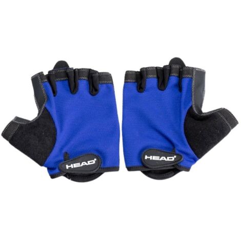 HEAD Guanti da Allenamento XL Blu Senza Dita per Ciclismo Traspiranti