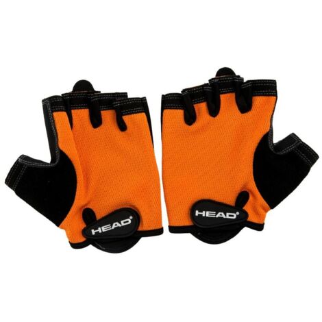 HEAD Guanti Senza Dita Allenamento Taglia M Arancione/Nero Traspiranti Ciclismo