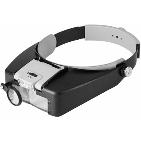 Cheap Mayitr New 10X Lighted Magnifying Glass Headset LED Light Head  Headband Magnifier Loupe