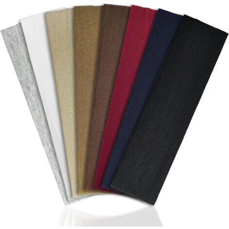 Headbands for men and women, 8 pack, fashion headbands for women, elastic and non-slip, lightweight accessories for running, exercising and daily use.