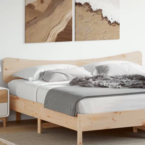 Headboard 200 cm Solid Wood Pine vidaXL