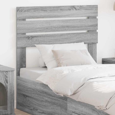 Headboard Grey Sonoma Engineered wood vidaXL