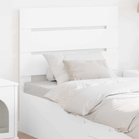 Headboard White Engineered Wood vidaXL