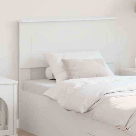 Headboard White Engineered wood vidaXL