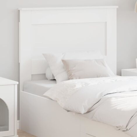 Headboard with Headboard White 75 cm Engineered Wood vidaXL
