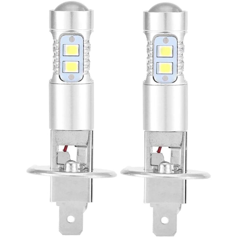 Osqi - Headlight Bulbs, 2x H1 6000K Super White 100W led Headlight Bulbs Kit Low Beam