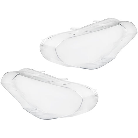 Headlight Lens Cover Pair Headlamp  For BMW X5 E70 2007-2013 Left+Right Sides