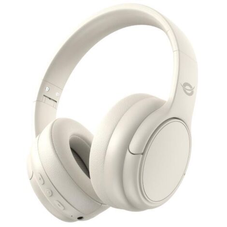 Headset Bluetooth Conceptronic Parris03c Carga Usb-c Bateria 30h Entrada 1xjack 3.5 Plegable Blanco