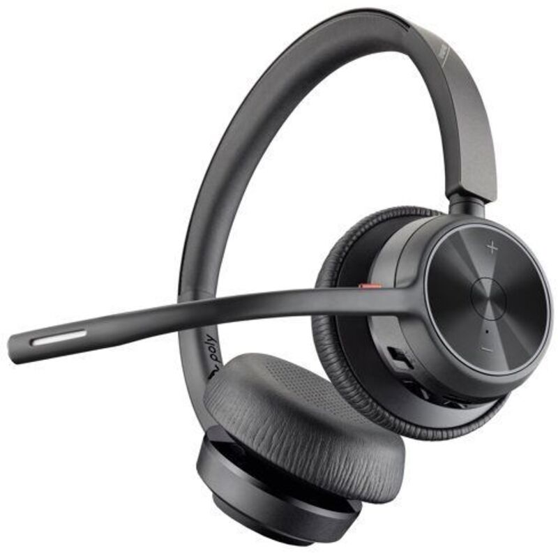 Headset - Bluetooth - wireless, wired - USB-C - HP Inc. - Poly Voyager 4320 - Voyager 4300 series - headset - on-ear