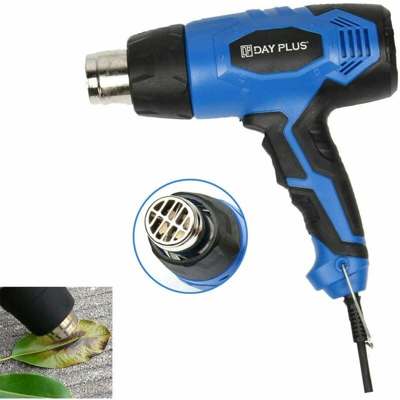 Briefness - Heat Gun, seekone Hot Air Gun Kit Variable Temperature 60��- 600�� with 2 Speed Setting 4 Nozzles with Scraper, for Removing Paint,