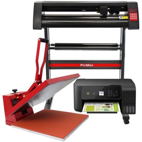 Heat Press Machine & Vinyl Cutter Plotter Tshirt Sublimation
