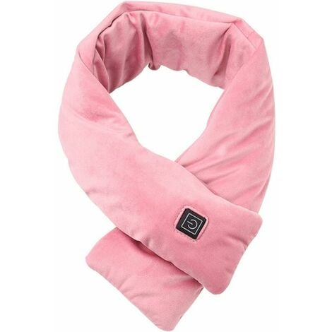 Heated scarf with 3 heating levels, soft and warming scarf for men and women, to warm your neck, fast heating by USB