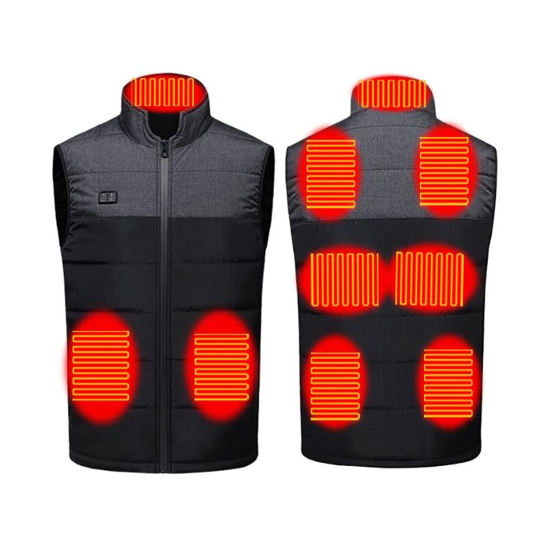 Heated Vest for Men and Women, usb Electric Heated Jacket, Heating Clothing with 9 Heating Zones, 3 Adjustable Temperatures, Washable Warm Vest for