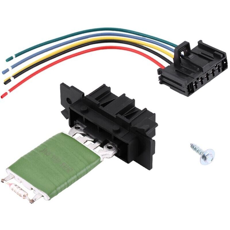 Image of Heater blower motor resistor with wiring&hellip;