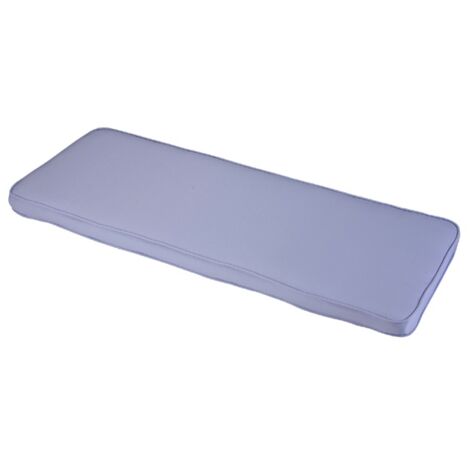 Heather 2 Seater Bench Outdoor Garden Furniture Cushion - L116 x W48 x H4 cm - Purple