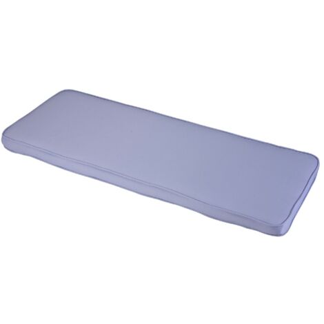 Heather 3 Seater Bench Outdoor Garden Furniture Cushion - L141 x W48 x H4 cm - Purple