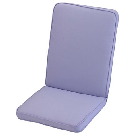 Heather Low Recliner Outdoor Garden Furniture Cushion - L96 x W42 x H4 cm - Purple