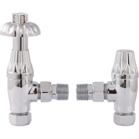 Heating Accessories Thermostatic Radiator Valve Pack, Chrome