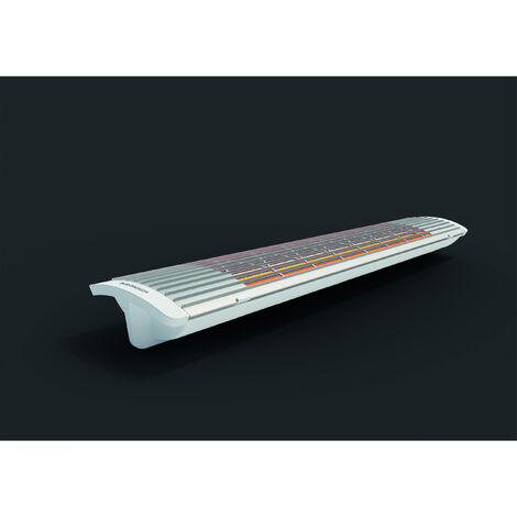 Heatscope Next Heizstrahler 3000 W Carbonstrahler IP25 Weiß 104,4x16,6x8,7 cm