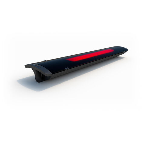 Heatscope Pure Heizstrahler 3000 W Carbonstrahler IP65 Schwarz 104x16,6x8,7 cm