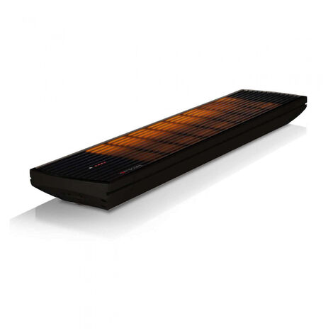 Heatscope Spot Heizstrahler 2800 W Carbonstrahler IP24 Schwarz 88,4x18,x7,8 cm